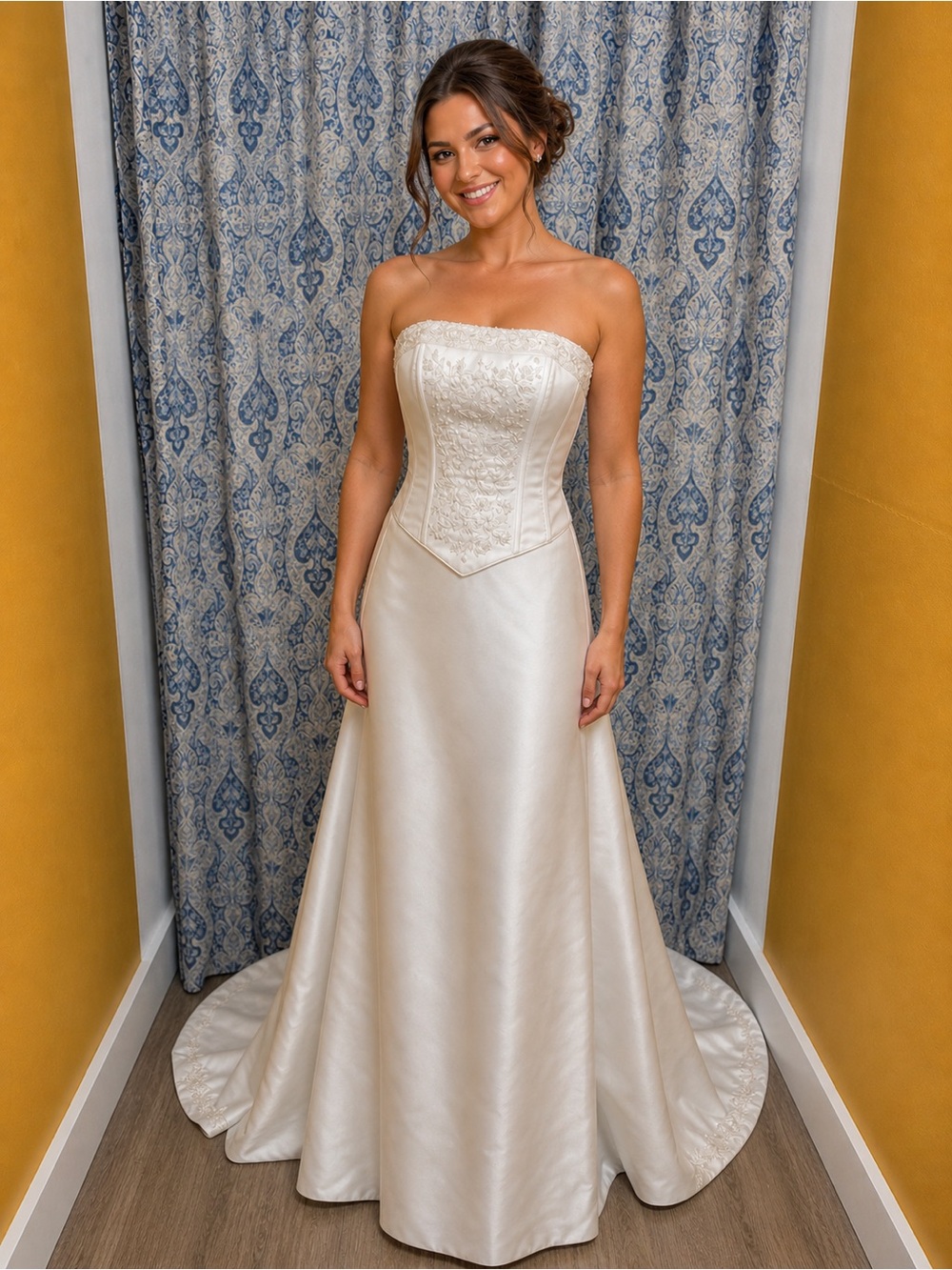 Alfred Angelo Wedding Dress with detachable train